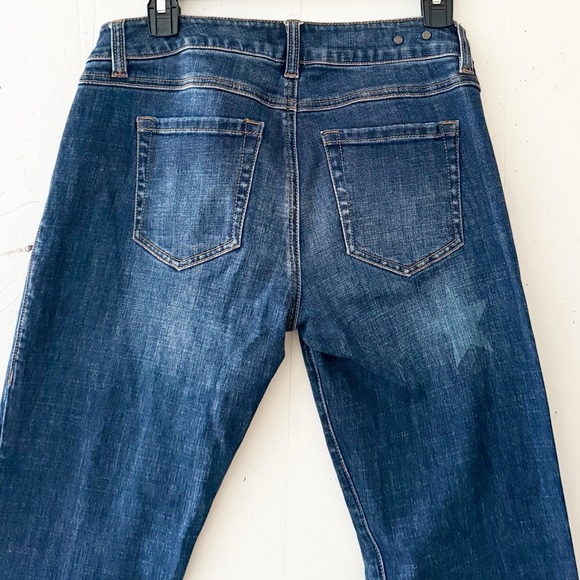 CAbi Celebrity Star Slim Boyfriend Two-Tone Denim Jeans Style# 3937 Size 2 - Picture 6 of 14